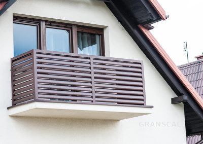 balustra balkonowa aluminiowa